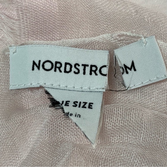 Nordstrom Modal &Silk Scarf in Light Pink - Picture 4 of 7